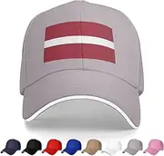 [Generic] National Emblem of Latvia Baseball Cap Latvian Trucker Dad Hat for Men Women Outdoor Sport Running