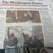 The Washington Times Wednesday April 21 2021. CHAUVIN Swiftly Convicted Of...