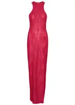 Missoni Space-dyed Intarsia Maxi Dress - Pink - 8 8