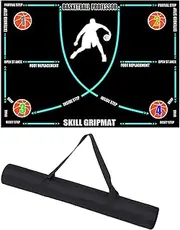 Dickly Basketball Footwork Mat Basketball Training Mat Basketball Dribbling Mat Agility Footstep Training Mat