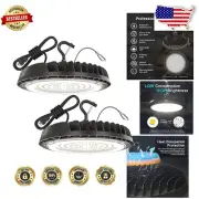 Energy Efficient 200W UFO LED High Bay Lights with Waterproof Design - 2 Pack