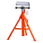 Roller Stand, Heavy Duty 1136 KG Load Capacity, 27.6"-52" Height Adjustable, 45# Steel Folding Roller Support Stand for Pipes, Wooden Boards