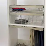 Pull Out Wardrobe Basket - Deep