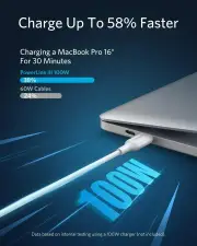 Anker PowerLine III USB-C to USB-C 100W 2.0 Cable 6ft White