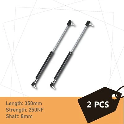 Gas Struts 350mm-250N x2 (8mm Shaft) Caravans, Trailers, Canopy, Toolboxes strut