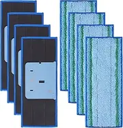 8 Pack Mop Pad for iRobot Braava Jet M6 Ultimate Robot Mop, Upgraded M6 Wet Mopping Pad, Washable Microfiber Replacement Cleaning Pad