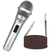 Guarda Cardioid Dynamic Vocal Microphone with 26.3ft XLR Cable, Metal Handhel...