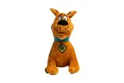 Scooby Doo Soft Plush Squeaking Dog Pet Interactive Fun Play Toy 20cm Brown