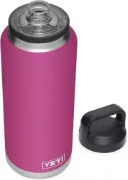 YETI Rambler 46oz. Bottle Vac Insulated, Stainlss Stl w/ Chug Cap-Prickly Pear