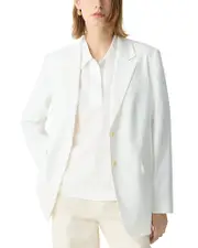 Theory Single Breasted Linen Blazer