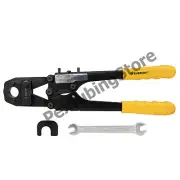 3/4" PEX Crimp Crimper Crimping Tool for PEX Tubing with Go-No-Go gauge