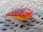 GRUMPYFROGS FISHING LURE (Rattling) CRANKBAIT with Mustad hooks.