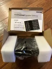 Monoprice 4 Channel Speaker Selector With Impedance Protection- FREE SHIPPING
