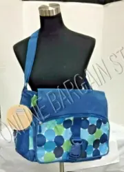 Pottery Barn Teen Gear Up school Messenger Book Bag Backpack Dot Dottie diaper