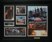 Fast & Furious 6 Limited Edition Signature Framed Memorabilia New (b)