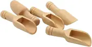 20pcs Mini Wooden Spoons Bamboo Spoons for Bath Salts Tea Scoop Washing Powder Spoon Wooden Candy Spoon (Mini Wooden Scoops)