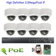 8 Channel 12MP NVR 5MP 30IR Vari-Focal Zoom PoE IP Security Camera System 3TB 1