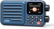 Choyong A8W Internet Radio, Portable Smart WIFI/4G Radio FM Receiver with 4K+ Pre-stored Stations, Voice Search, Rechargeable 2000mAh Battery, Alarm Clock, Micro SD Card