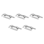 Spring Latch (2.2") 5Pcs Stainless Steel Right-Handed Bolt Latch Pin Loaded Lock