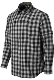 BERETTA Men's Hovis Flex Check Plaid Long Sleeve Buttoned Shirt, Large