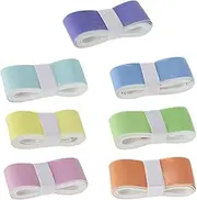 7 Pieces Tennis Racket Grip Tape Tennis Overgrip Handle Grip Sweat Band PU Non Slip for Fishing Rod Baseball Squash Adults