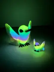 Set Of 2 3D Printed Flexi 1” & 3” Hummingbird GITD Cinderwing Authorized Seller