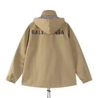 在飛比找Yahoo!奇摩拍賣優惠-BALENCIAGA巴黎世家2023秋冬新款連帽衝鋒衣後背L