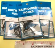 50ea MUSTAD BAIT HOLDER #2 92641 BR WORM HARNESS BRONZE HOOKS NORWAY WIRE