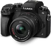 Panasonic LUMIX G DMC-G70KAEGK System Camera (16 Megapixels, OLED Viewfinder, 7.5 cm OLED Touch Screen, 4K Photo and Video) with Lens H-FS14042E Black