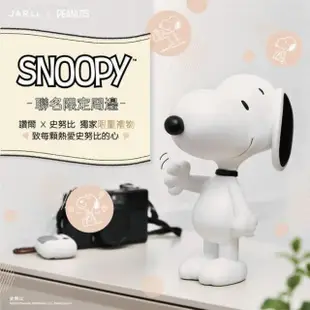 【JARLL 讚爾藝術】Snoopy史努比情人LOVE水晶球音樂盒(生日禮物 情人禮物)