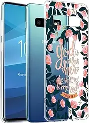Samsung Galaxy S10e Case Clear Soft TPU Bible Verse Case Scratch Resistant Shockproof UV Printing Pattern for Samsung Galaxy S10e