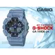 CASIO 時計屋 CASIO_GA-100DE-2A_時尚單寧休閒錶款_刷白牛仔_全新品_保固一年_開發票