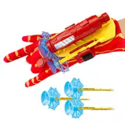 Superhero Gloves with Wrist Ejection Launcher - Gold