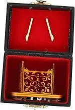 1 Set Dulcimer Model Santur Model Miniature Mini Ornament Car Diffuser Empty Exquiste Instrument Model Plant Mini Music Instrument Mini Instruments Instrument Model Ornament Wooden