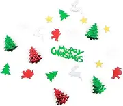 Christmas Snowflakes Deer Shaped Confetti Gifts Festive Party Accessory