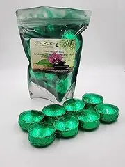 8 MENTHOL Aromatherapy Shower Bombs 1.6 oz each with 100% Natural/Organic Essential Oils - Transform Your Shower - Transform Your Mood (Menthol Eucalyptus) (MENTHOL)