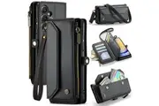 Samsung Galaxy A35 5G CaseMe C36 Wallet, Multi-Card Slots, Cash Pocket, Zipped Wallet