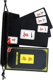 PERSELOSO 1 Set PVC Plastic Poker for Home Bar and Office Entertainment Mahjong Cards with Excellent Toughness and Hand Feel
