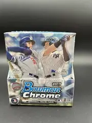 2017 Bowman Chrome Baseball Hobby Box Factory Sealed