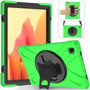 MCC Heavy Duty Strap Samsung Galaxy Tab A7 10.4" T500 T505 Kids Case Cover [Green]