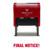 Final Notice! Office Self Inking Rubber Stamp