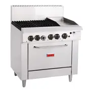 Thor 4 Burner Propane Gas Oven Range with Griddle Plate - Oven Ranges (GH102-P) - GH102-P