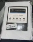 CGK Linens Two Single Fitted king Sheet Deep Pockets Microfiber white