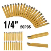 Save Money and Time with 20pcs Carbide Cutting Tools for Steel and Alloys
