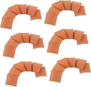 70pcs Scale Ceramic Craft Decor for Dollhouse Construction Realistic Detailing for Model Building Projects