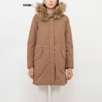 在飛比找Yahoo!奇摩拍賣優惠-UNIQLO 2014秋冬鋪棉軍裝外套--駝色 size:M