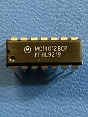 MC14012BCP IC DUAL 4-INPUT NAND GATE PDIP14 PLASTIC DIP-14 (5 PER LOT)