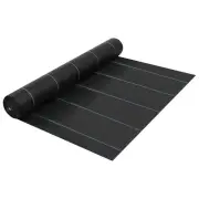 vidaXL Weed & Root Control Mat Black 2x5 m PP HEE