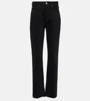 [Re/Done] Re/Done 70s high-rise straight jeans 31 black