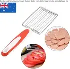 Luncheon Meat Tomato Slicer Stainless Steel Cheese Egg Ham Serrated Slicing AUS